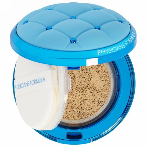 Physicians Formula, ミネラルウェア、クッションファンデーション、広域スペクトルSPF 50、アイボリー、0.47 fl oz (14 ml) (Discontinued Item)