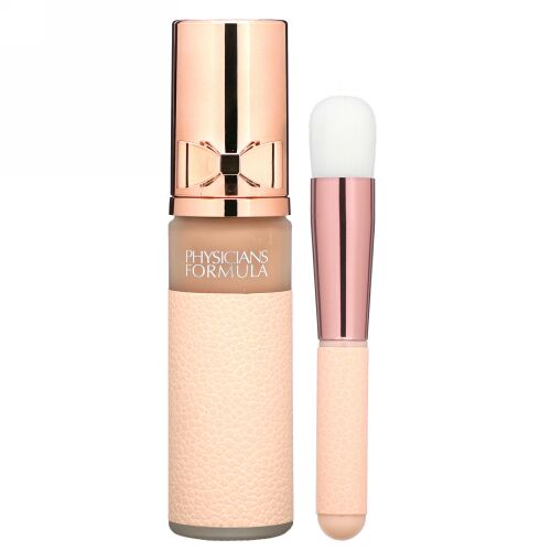 Physicians Formula, ヌード ウェア、タッチ オブ グロー ファンデーション、ライト/ミディアム、1 fl oz (30 ml) (Discontinued Item)