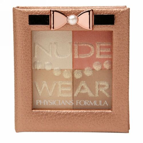 Physicians Formula, ヌード ウェア、タッチ オブ グロー パレット、ミディアム、0.24 oz (7 g) (Discontinued Item)