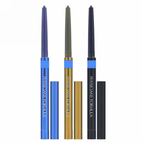 Physicians Formula, シマーストリップ、カスタムアイエンハンシング・アイライナートリオ、ブルーアイズ、0.03オンス（0.85 g） (Discontinued Item)