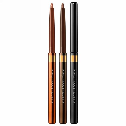 Physicians Formula, シマーストリップス、カスタムアイエンハンシングアイライナートリオ、ウォームヌードアイズ、0.03オンス (0.85 g) (Discontinued Item)