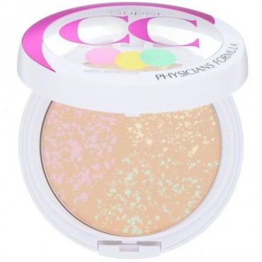 Physicians Formula, Super CC+, Color-Correction + Care, CC+ Powder, SPF 30, Light/Medium, 0.3 oz (8.5 g) (Discontinued Item)