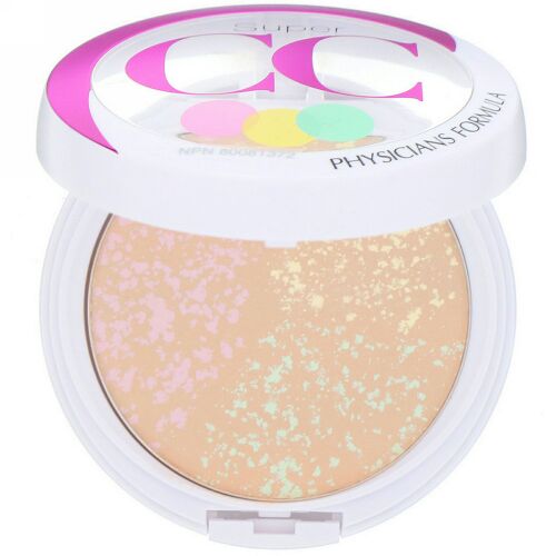 Physicians Formula, Super CC+, Color-Correction + Care, CC+ Powder, SPF 30, Light/Medium, 0.3 oz (8.5 g) (Discontinued Item)