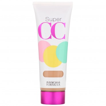 Physicians Formula, スーパー CC+、 カラーコレクション+ケア、 CC+クリーム、 SPF 30、ライト/ミディアム、 1.2液量オンス (35 ml)
