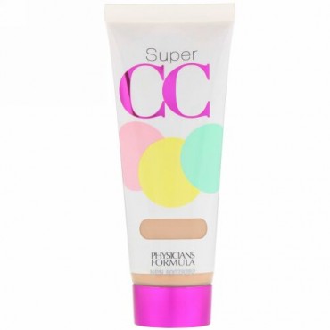 Physicians Formula, Super CC, Color-Correction + Care Cream, SPF 30, Light, 1.2 fl oz (35 ml)