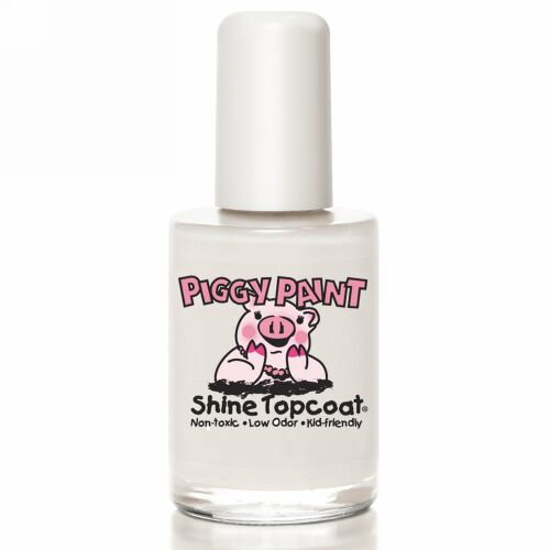 Piggy Paint, マニキュア、トップコート、0.5 液量オンス (15 ml) (Discontinued Item)