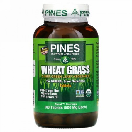 Pines International, Pines ヒメカモジグサ, 500 mg, 500 錠