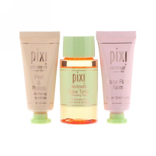 Pixi Beauty, ファーストフラッシュフェイシャル、3点キット (Discontinued Item)