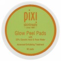 Pixi Beauty, グローピールパッド、アドバンスド剥離トリートメント、60パッド