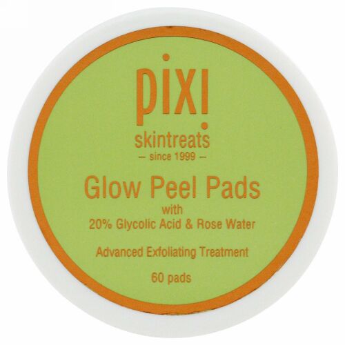 Pixi Beauty, グローピールパッド、アドバンスド剥離トリートメント、60パッド