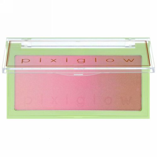 Pixi Beauty, ピキシグロウケーキ、3イン1 ルミナストランジションパウダー、ピンクシャンパングロウ、0.85 oz (24 g) (Discontinued Item)