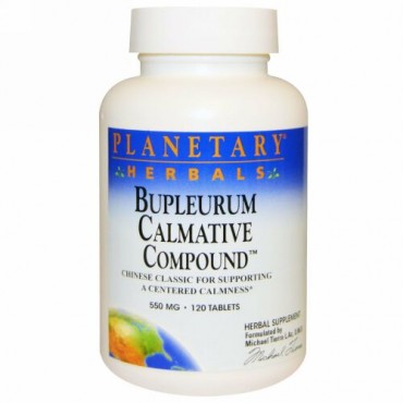 Planetary Herbals, ミシマサイコ鎮静化合物, 550 mg, 120錠