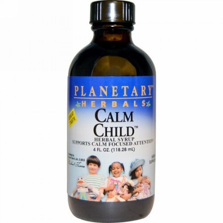 Planetary Herbals, Calm Child™（カーム チャイルド）、ハーブシロップ、4 液量オンス (118.28 ml)