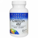 Planetary Herbals, 冬虫夏草 450、フルスペクトル、450 mg、120錠