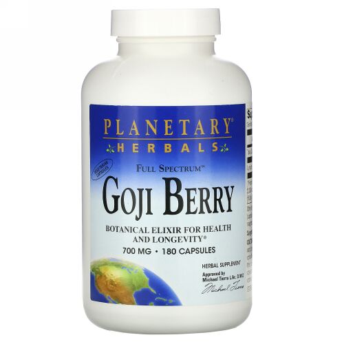 Planetary Herbals, ゴジベリー, 700 mg, 180 カプセル