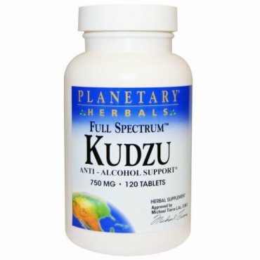 Planetary Herbals, Full Spectrum Kudzu、750mg, 120粒