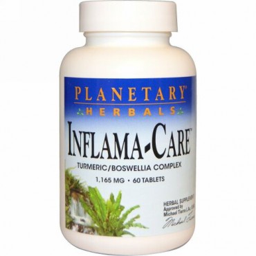 Planetary Herbals, Inflama-Care、 1,165 mg、タブレット60 錠