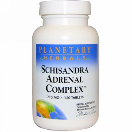 Planetary Herbals, シサンドラ・アドレナル・コンプレックス™, 710 mg, 120 錠