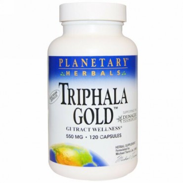 Planetary Herbals, トリファラゴールド, ＧＩトラクト・ウェルネス, 550 mg, 120 カプセル