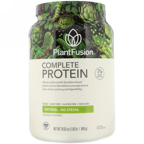 PlantFusion, コンプリートプロテイン、ナチュラル、1.85ポンド（840 g）