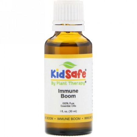 Plant Therapy, KidSafe、100%ピュアエッセンシャルオイル、免疫力向上、1液量オンス (30 ml) (Discontinued Item)