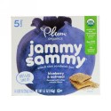 Plum Organics, キッズ、オーガニックJammy Sammy、 ブルーベリー & オートミール、バー 5 本、各 1.03 oz (29 g)