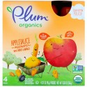 Plum Organics, Organics  Applesauce Mashups with Carrot & Mango, 4 Pouches, 3.17 oz (90 g) Each