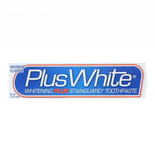 Plus White, ホワイトニング＋ステインガード練り歯磨き、3.5 oz (100 g) (Discontinued Item)
