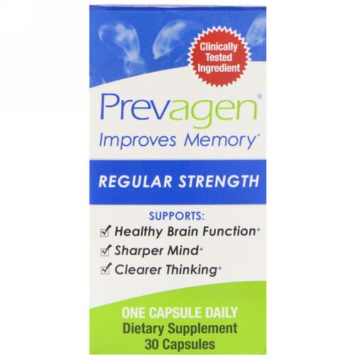 Prevagen, プレヴァゲン、レギュラーストレングス、カプセル30粒