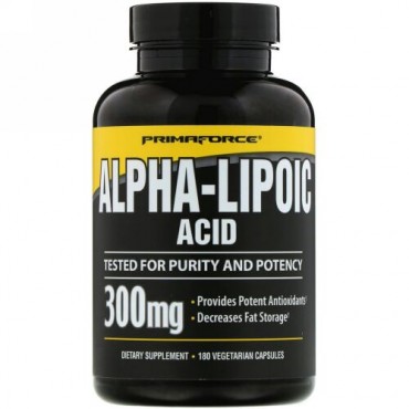 Primaforce, Alpha-Lipoic Acid, 300 mg, 180 Vegetarian Capsules (Discontinued Item)