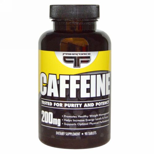 Primaforce, カフェイン, 200 mg, 90 錠