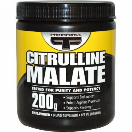 Primaforce, シトルリンリンゴ酸, 無香料, 200 g