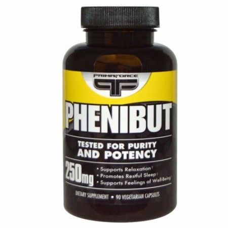 Primaforce, フェニバット, 250 mg, 90 ベジカプセル (Discontinued Item)