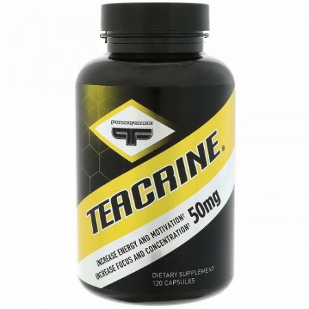 Primaforce, Teacrine, 50 mg, 120 Capsules (Discontinued Item)