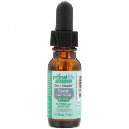 Primal Life Organics, ダーティマウスガムセラム、0.5 fl oz (14 ml) (Discontinued Item)