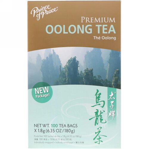Prince of Peace, Premium Oolong Tea, 100 Tea Bags, (1.8 g) Each