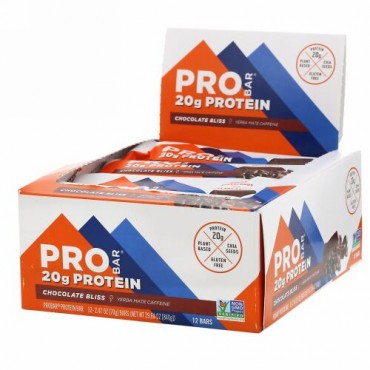 ProBar, プロテインバー、チョコレートブリス、12本、各70g（2.47oz）