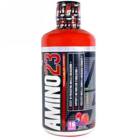 ProSupps, Amino23、 100% 液体アミノ、 ベリー、 32 液量オンス (946 ml) (Discontinued Item)
