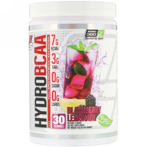 ProSupps, ハイドロBCAA、ブラックベリーレモネード、15.3 oz (435 g)