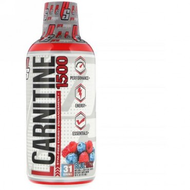 ProSupps, L-Carnitine 1500, Blue Razz, 1,500 mg, 16 fl oz (473 ml) (Discontinued Item)