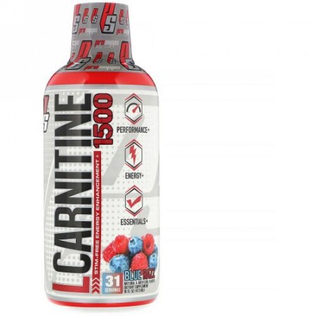 ProSupps, L-Carnitine 1500, Blue Razz, 1,500 mg, 16 fl oz (473 ml) (Discontinued Item)