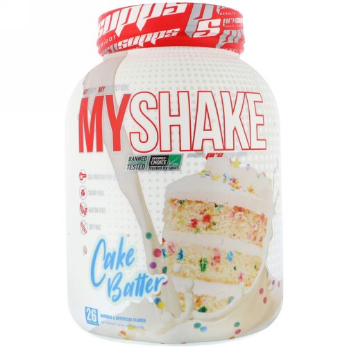 ProSupps, マイシェイク、ケーキバター、2 lb (907 g) (Discontinued Item)