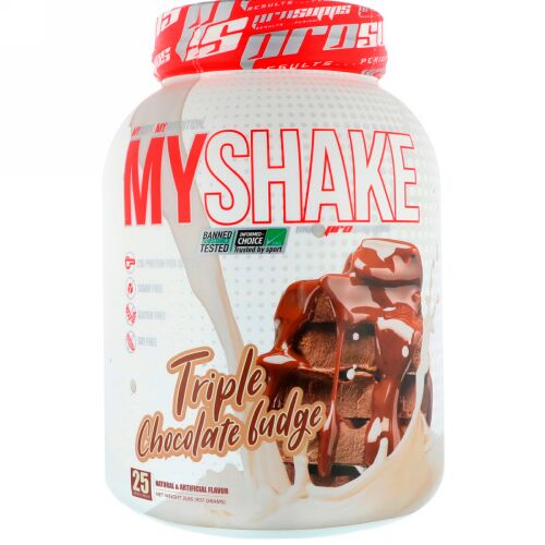 ProSupps, マイシェイク、トリプルチョコレートファッジ、2 lb (907 g) (Discontinued Item)