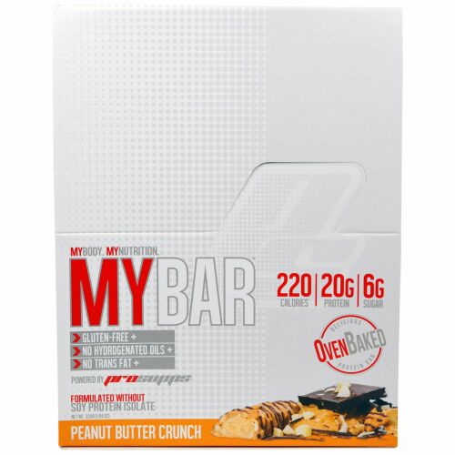 ProSupps, マイバー、ピーナッツバタークランチ、12本、330g (Discontinued Item)