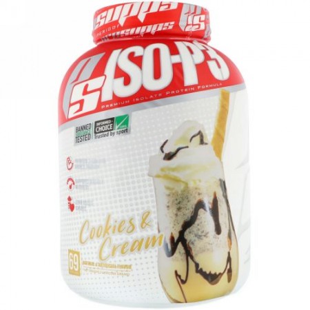 ProSupps, PS ISO-P3、クッキー＆クリーム、5 lb (2268 g) (Discontinued Item)