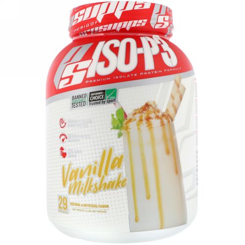 ProSupps, PS ISO-P3、バニラミルクシェイク、2ポンド (907 g) (Discontinued Item)