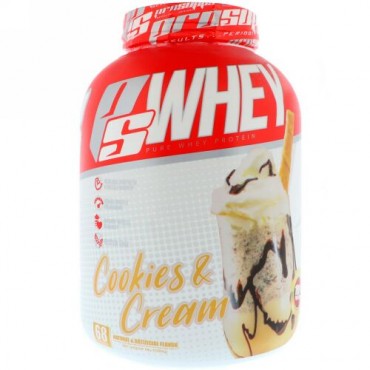 ProSupps, PSホエイ、クッキー＆クリーム、5 lbs (2268 g) (Discontinued Item)