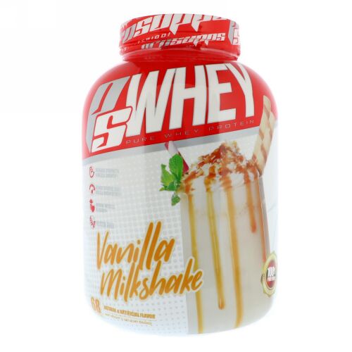 ProSupps, PSホエイ、バニラミルクシェイク、5 lbs (2267 g) (Discontinued Item)
