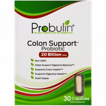 Probulin, 腸サポート、プロバイオティク、30カプセル