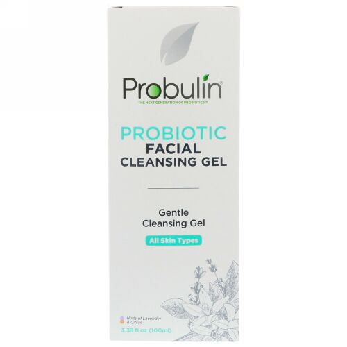 Probulin, プロバイオティクス・フェイシャルクレンジングジェル、3.38 fl oz (100 ml) (Discontinued Item)